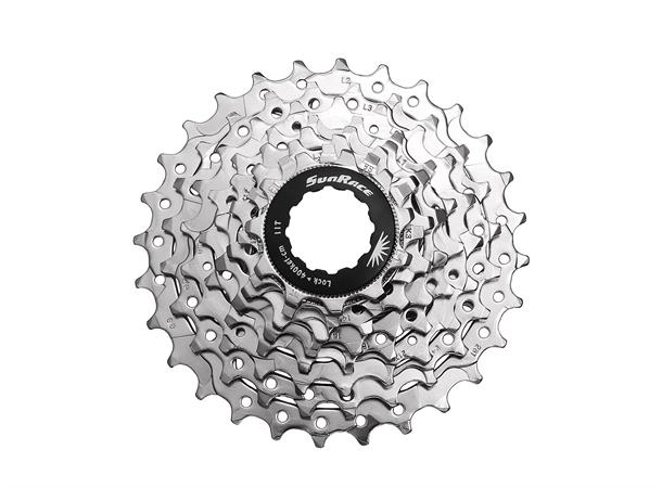 SunRace R868 8-Delt Kassett 11-28T, 265g, Grå, Shimano kompatibel 